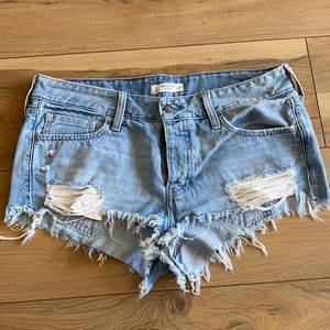 Mid Rise Abercrombie Denim Shorts
